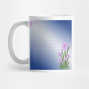 Purple flowers Mug